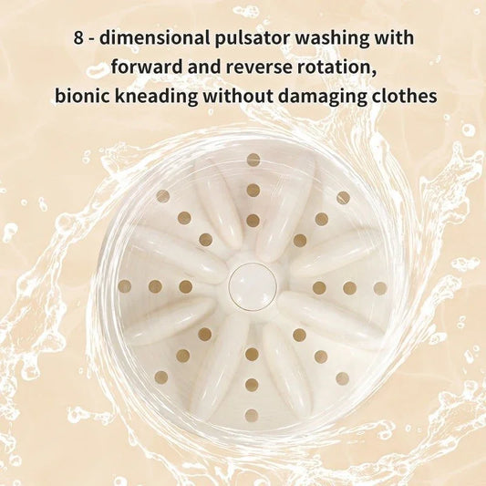 8D pulsator washer drum, gentle bionic kneading - Souq Sama UAE