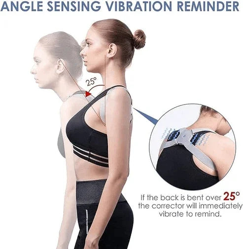 Posture corrector with angle sensing vibration reminder - Souq Sama UAE
